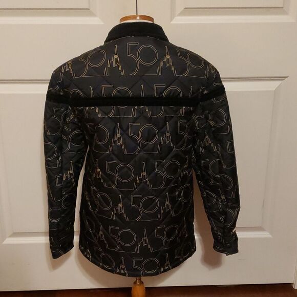 Disney 50th Anniversary Black Castle Coat Size Small NWT - Picture 2 of 5